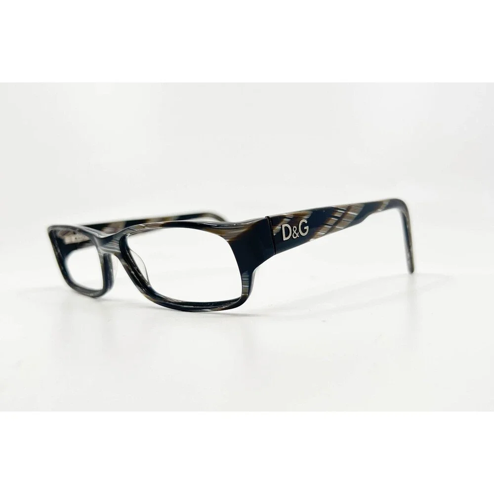 Dolce & Gabbana Brown Rectangular Glasses Flex Temples DG1145 53-15-135